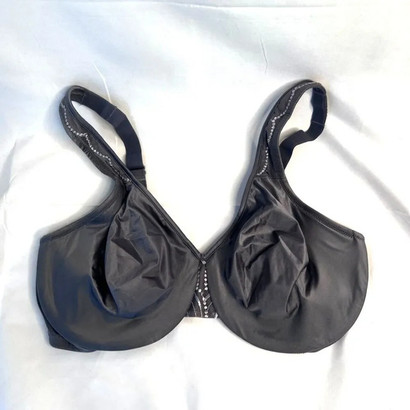 Olga Gray Non Padded Underwire Adjustable Strap Bra Size 38D - Picture 8 of 9